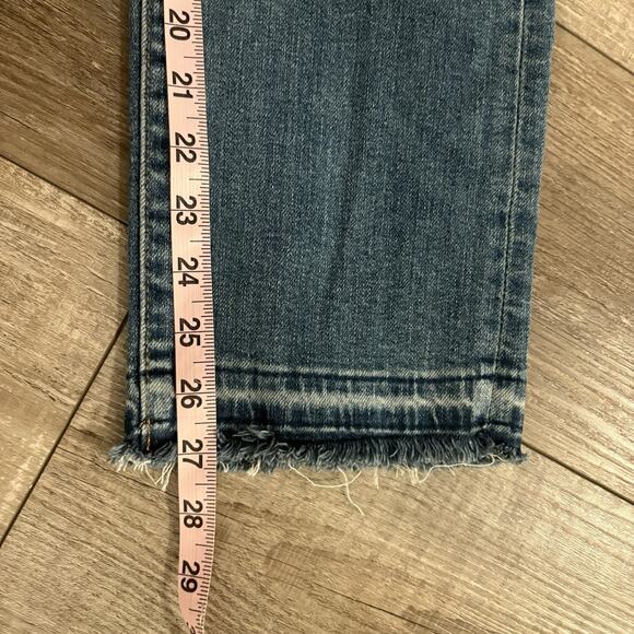 Levis Wedgie Straight Jeans | Women 28 X 27 | Raw Hem Button Fly High Rise Denim - Picture 7 of 11